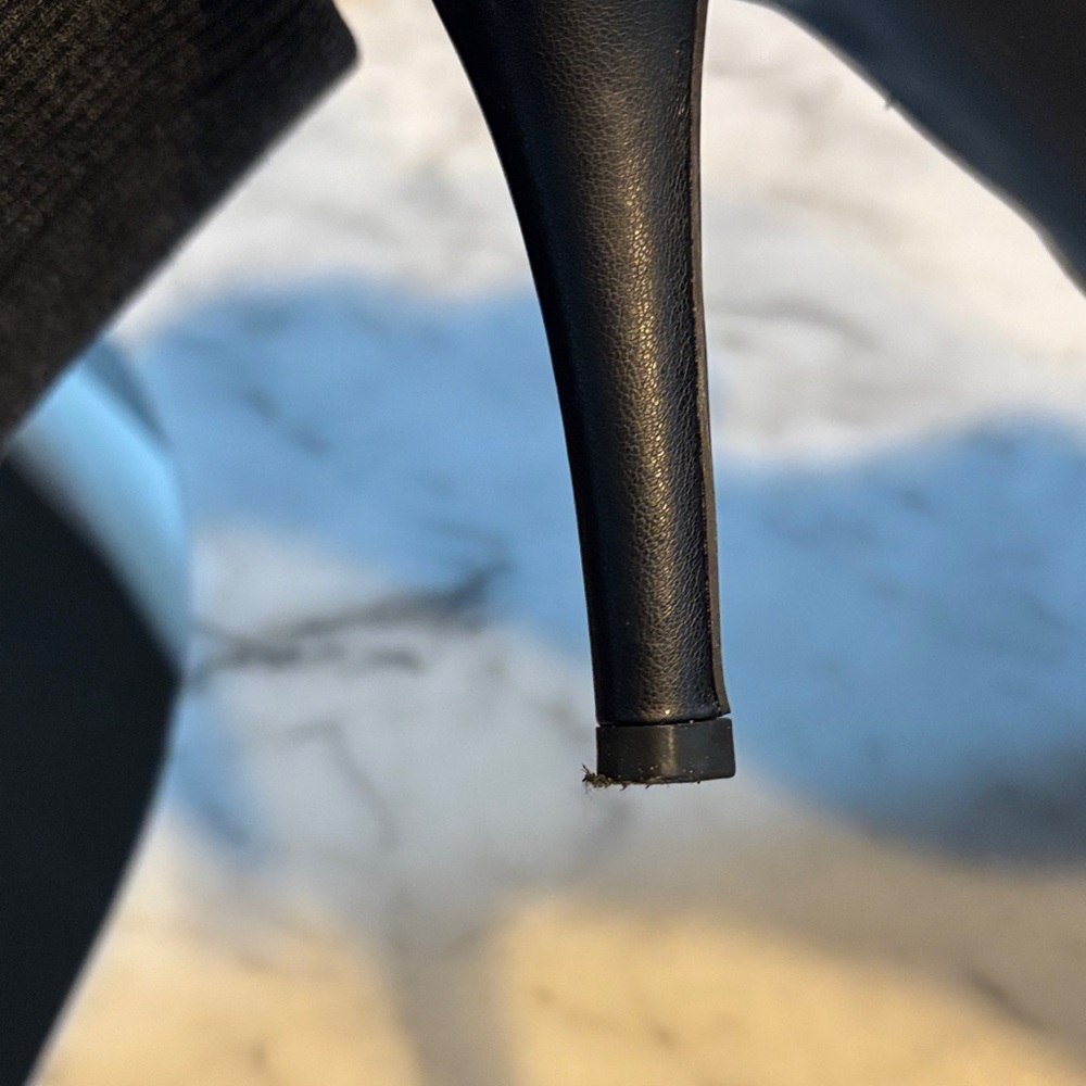 Nine West Black Peep-Toe Heels - Picture 5 of 6